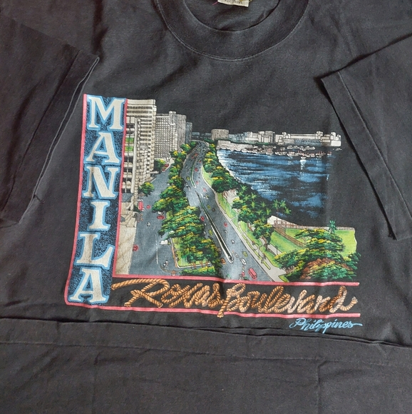 90's Manila Philippines Vintage T-shirt - Picture 2 of 7